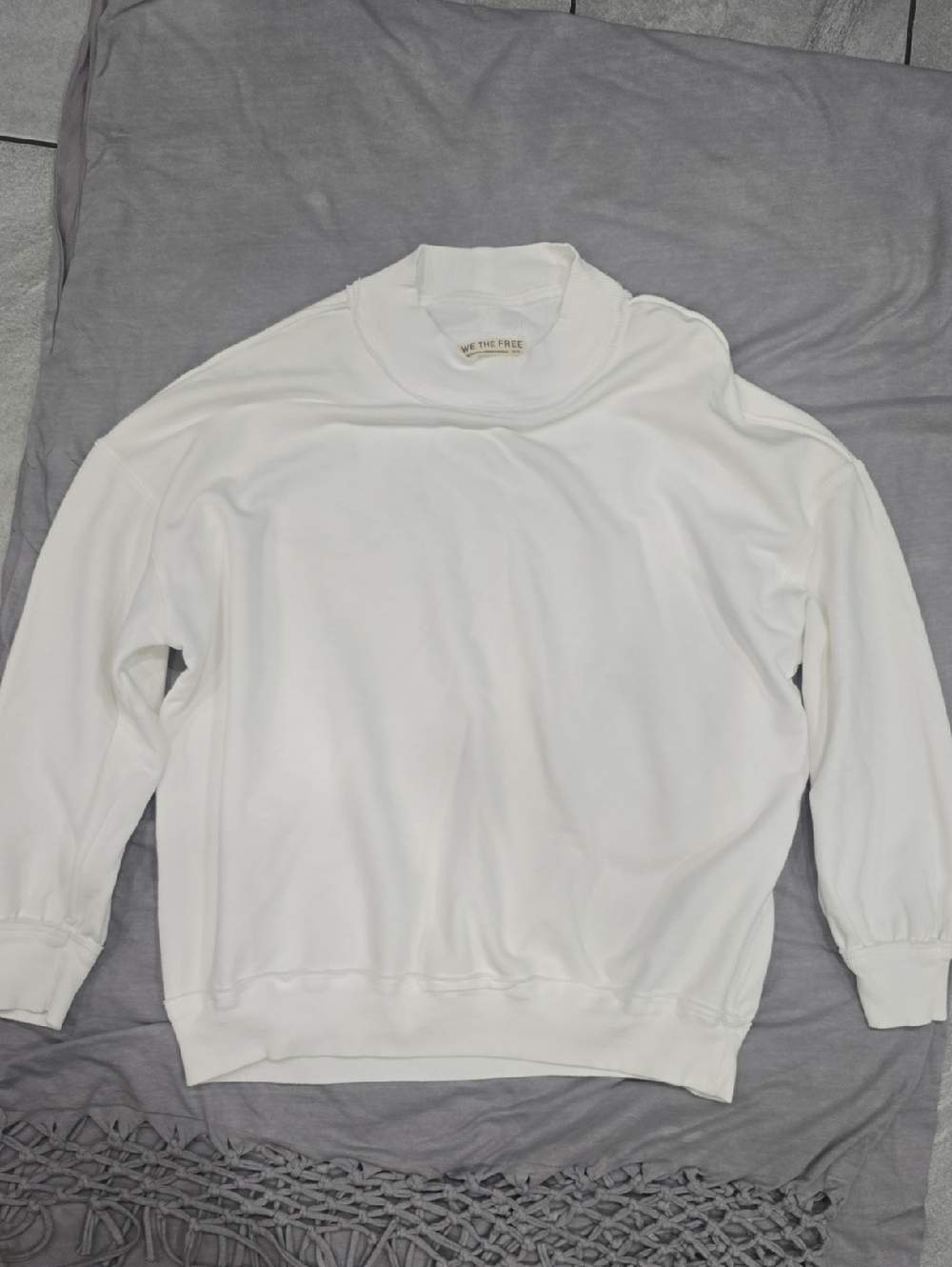 We The Free White Women Crewneck Sweatshirt